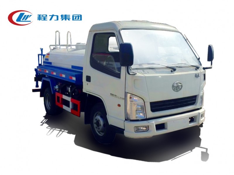 解放紅塔藍(lán)牌2方灑水車(chē)