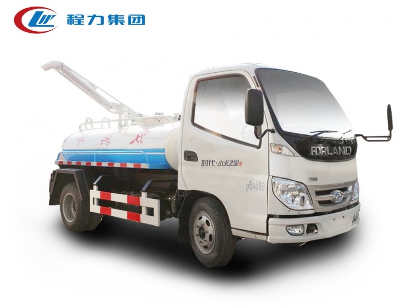 福田小卡(3方)吸糞車