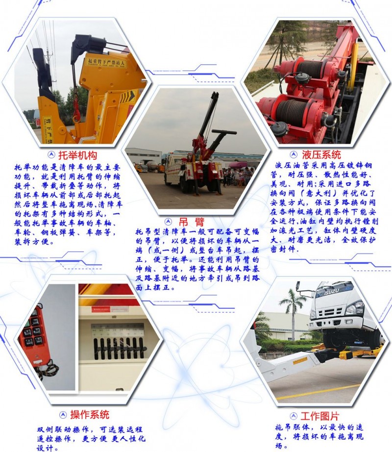 東風大多利卡一拖一清障車