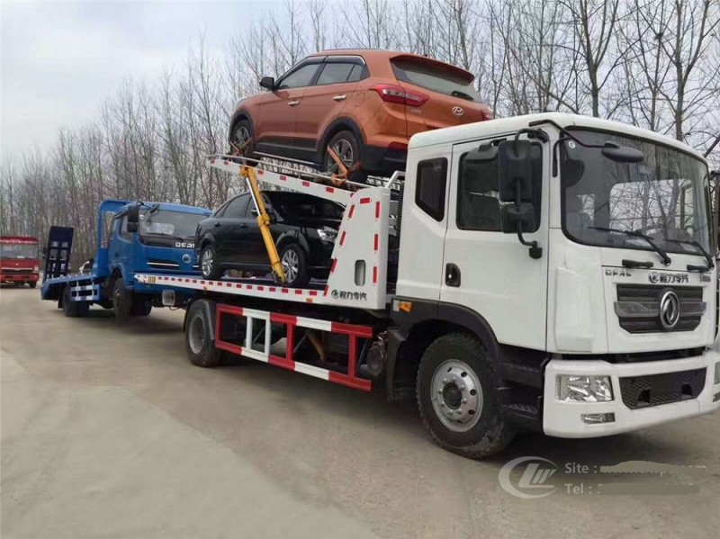 東風D9一拖三清障車