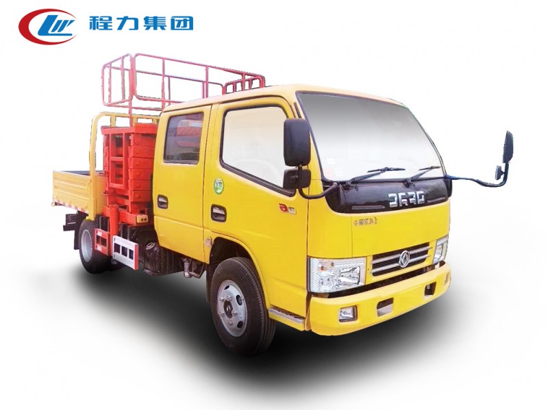 東風(fēng)雙排座8-10米平臺(tái)升降高空作業(yè)車