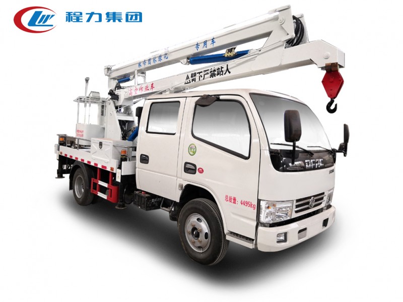 東風多利卡雙排12米藍牌高空作業車