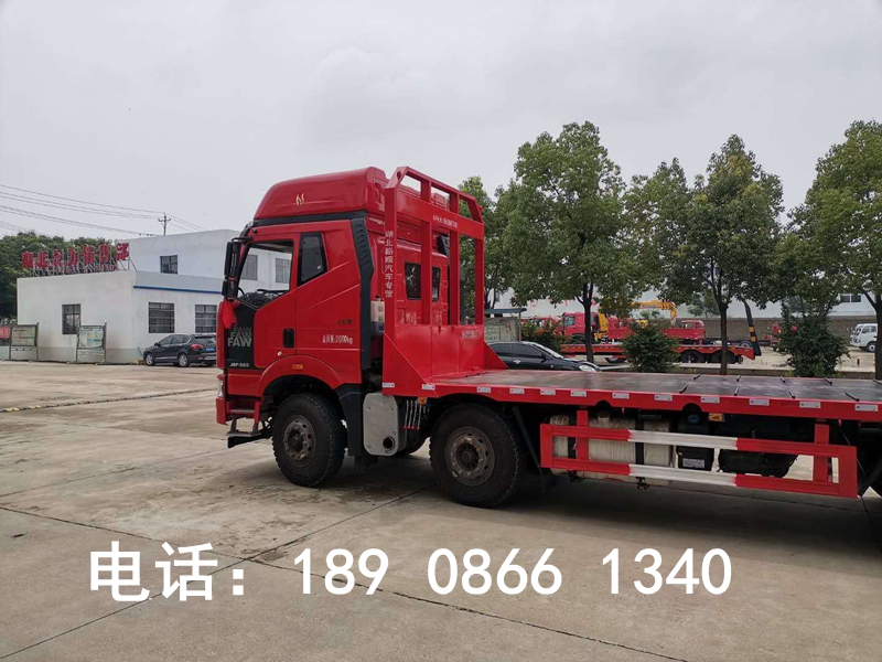 解放J6前四后八平板運(yùn)輸車圖片