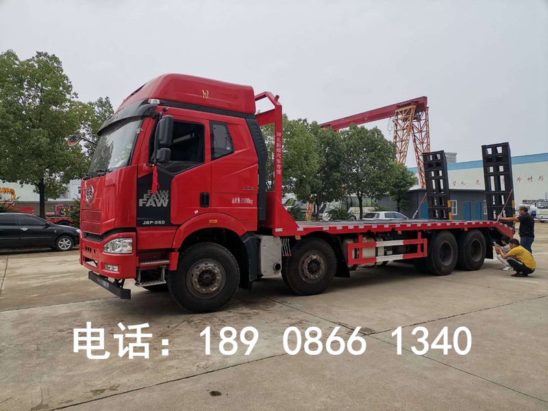 解放J6前四后八平板運(yùn)輸車圖片