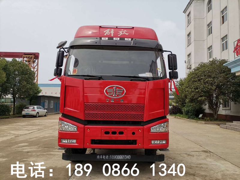 解放J6前四后八平板運(yùn)輸車圖片