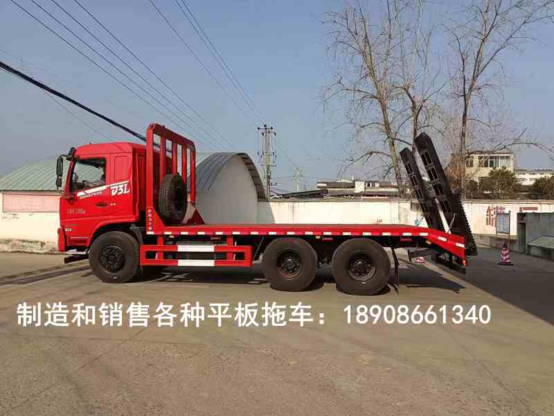 東風(fēng)D3L后八輪平板運(yùn)輸車圖片