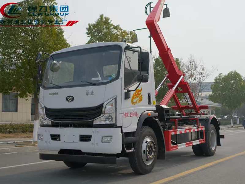 重汽豪曼勾臂垃圾車